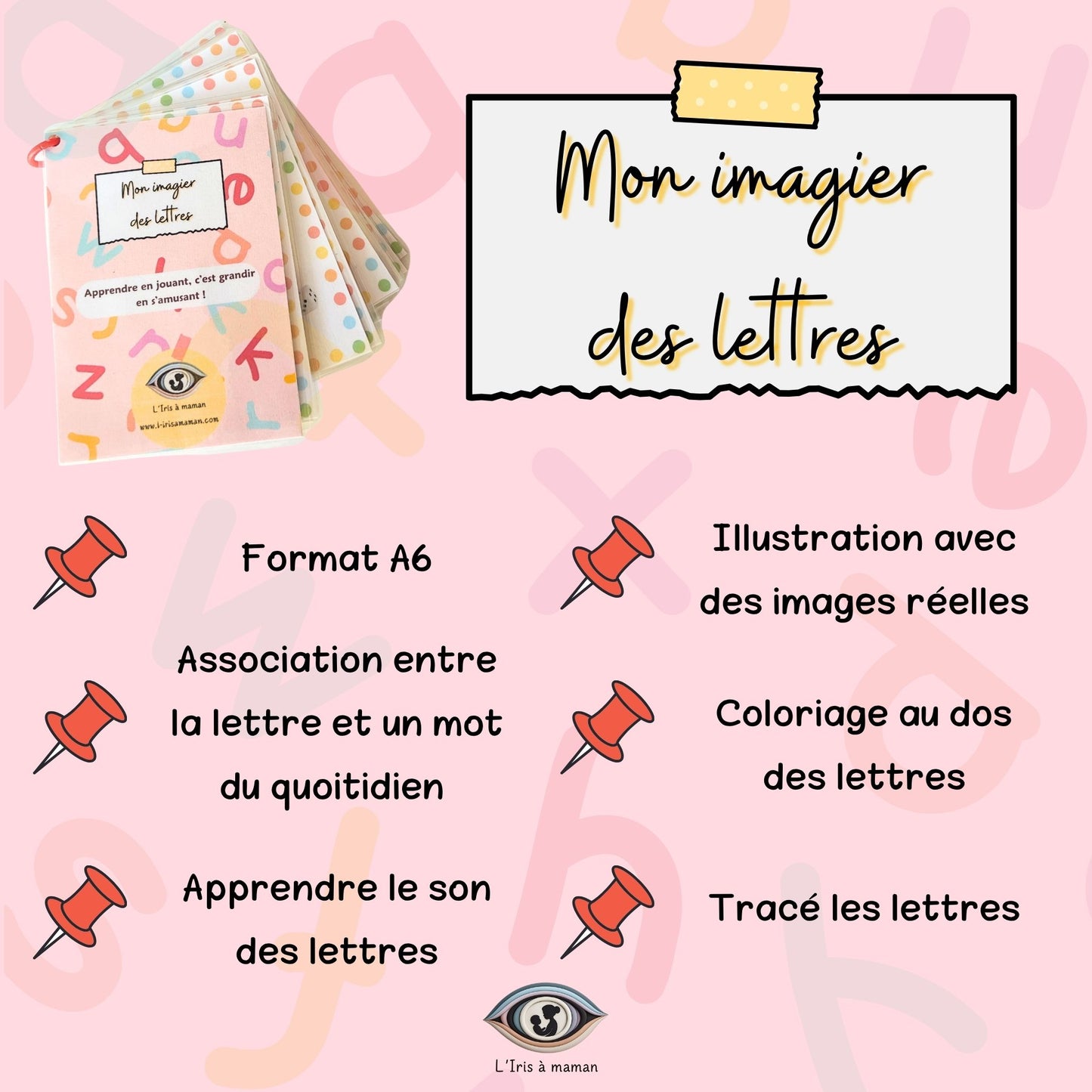 Mon imagier des lettres